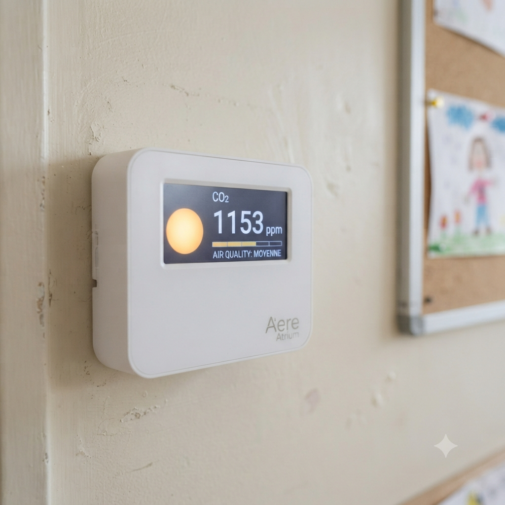 Capteur de CO2 pour mesurer la qualité de l'air intérieur